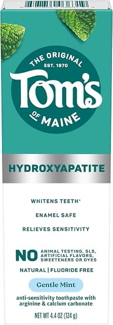 Tom's of Maine hydroxyapatite Gentle Mint toothpaste