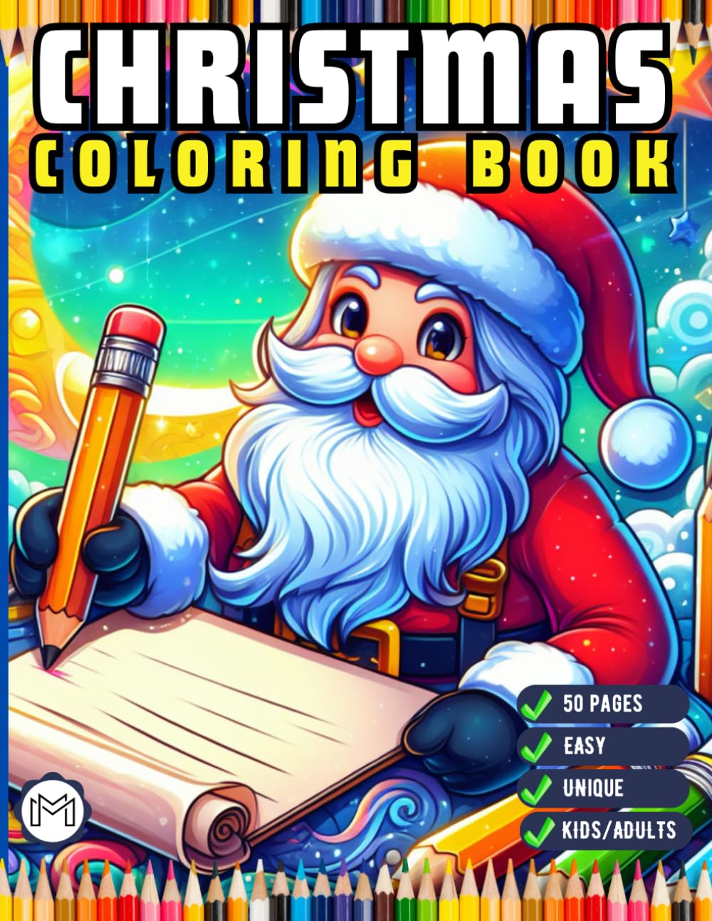 Christmas Coloring Book 50 Pages Christmas Coloring Santa Claus Coloring Book For Kids For Gift Merry Christmas Coloring Sheets Happy Christmas ... Boys Girls Dear Santa Coloring Activity Book