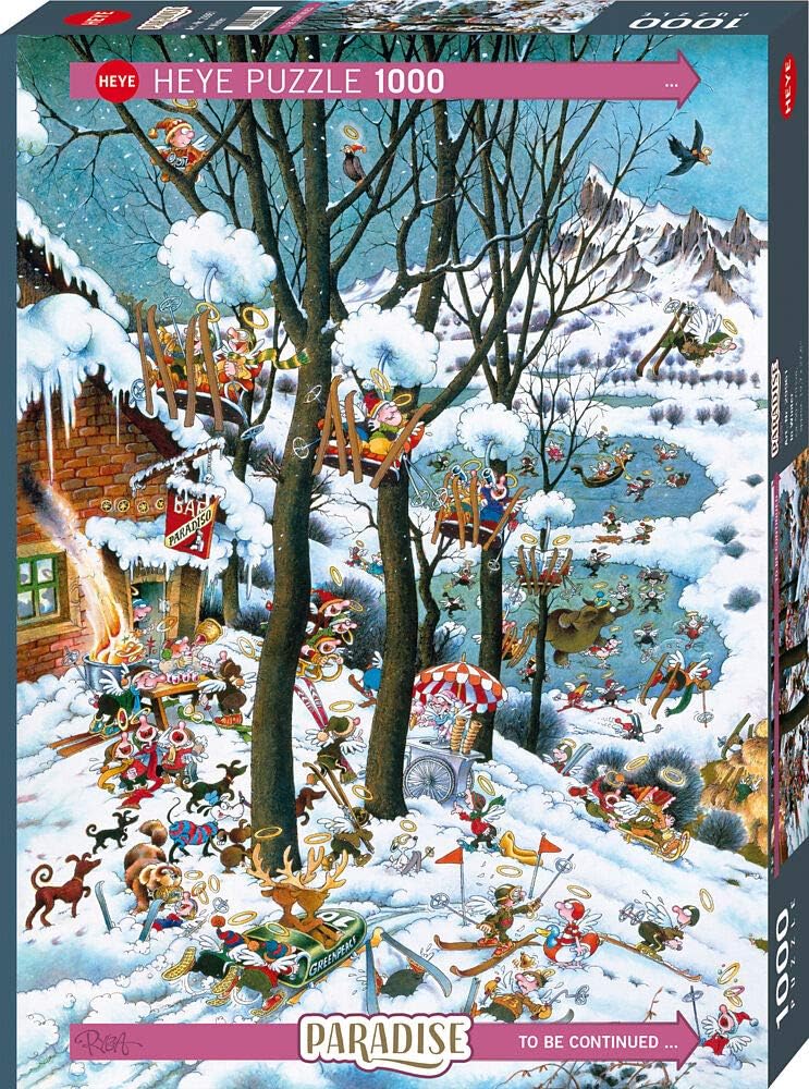 Paradise in Winter 1000 Piece Jigsaw Puzzle