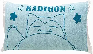 MORIPiLO 子供 枕 カバー ポケモン カビゴン タオル地 大人兼用 のびのび 伸縮タイプ 32x52cm | 枕カバー,タオル生地,ふんわりパイル,まくらカバー,pillow case,ピローケース,モリシタ