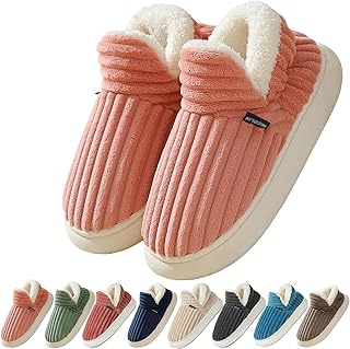 Sponsored You’re seeing this ad based on the product’s relevance to your search query.Learn more about this advertisement Coswind Slippers Women Men Winter Warm Closed Plush Soft Modern Comfortable Elegant Non-Slip Memory Foam Slippers