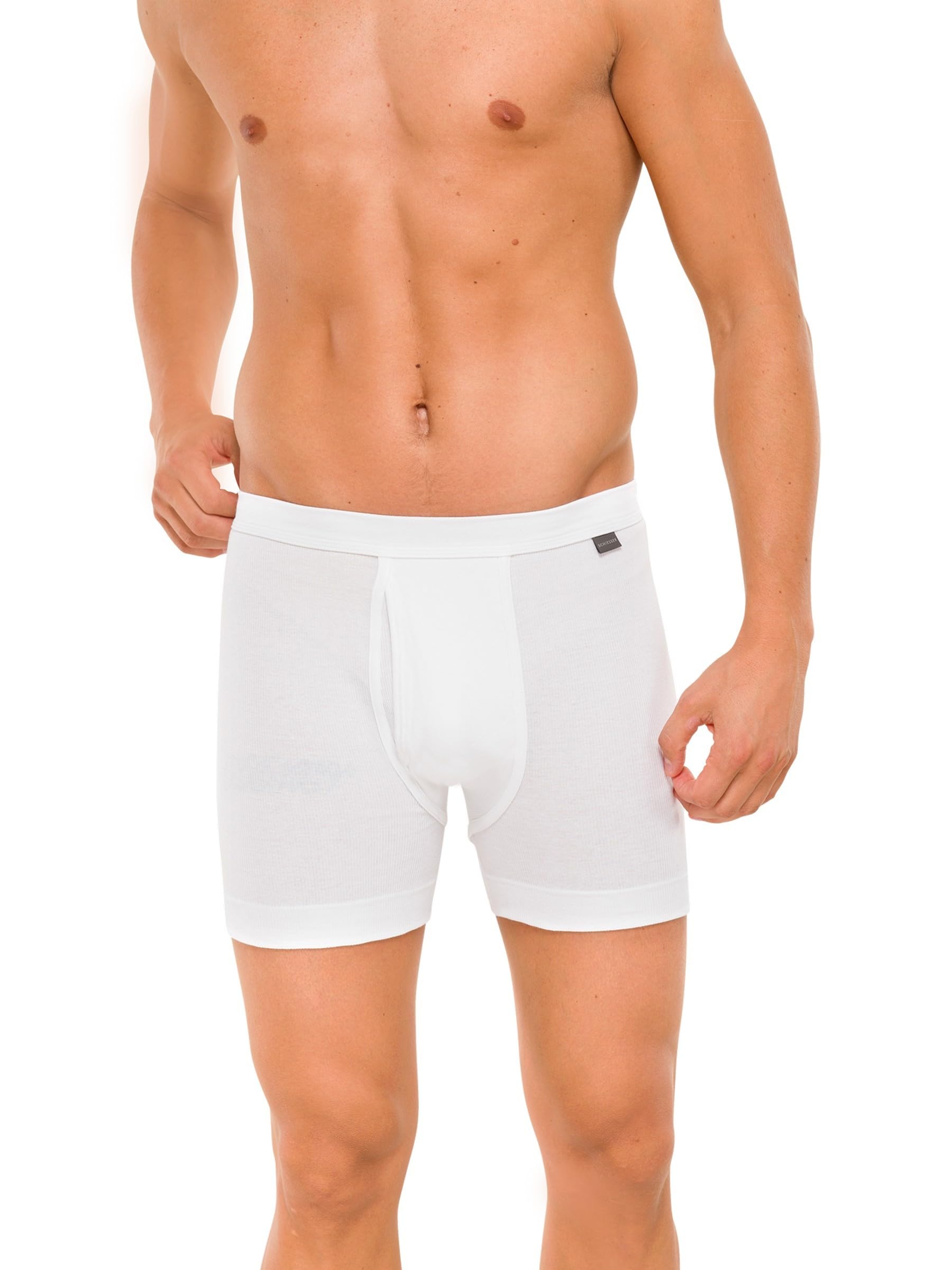Schiesser Men's Y-fronts Thermal Bottoms, White (100-Weiss), 7
