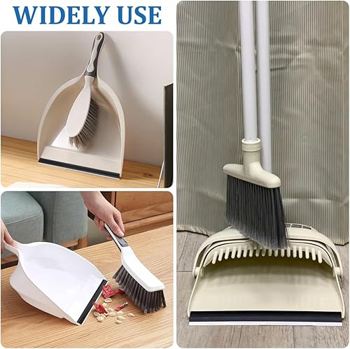 Miniatura 3 de Housoutil 4 piezas de repuesto de borde de goma, tira de goma para recogedor, accesorios para recogedor, tiras de prensado, protectores de bordes