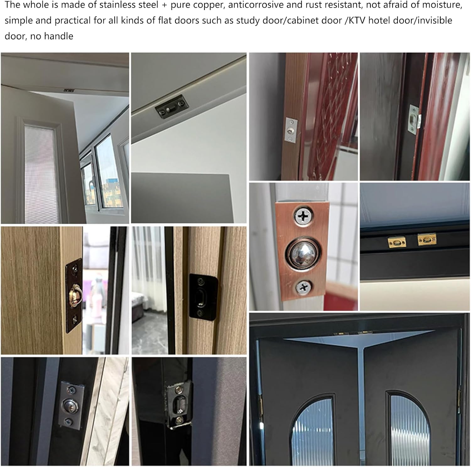 Industrial Grade Door Catch Interior Door Catch Permanent Use Brass Door Catch Function Door Catch Multicolor