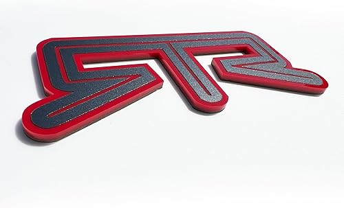 Miniatura 1 de 1 emblema trasero RTR para Ford Mustang tapa de cubierta (rojo)