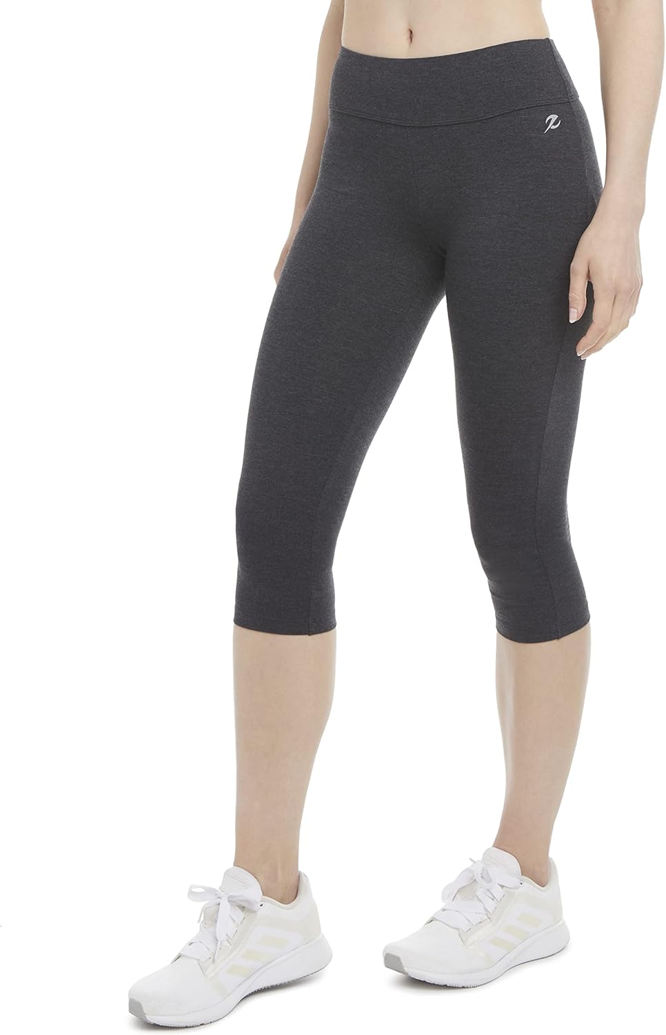 Energy Zone Womens Essential Cotton Capri Legging - Image 2