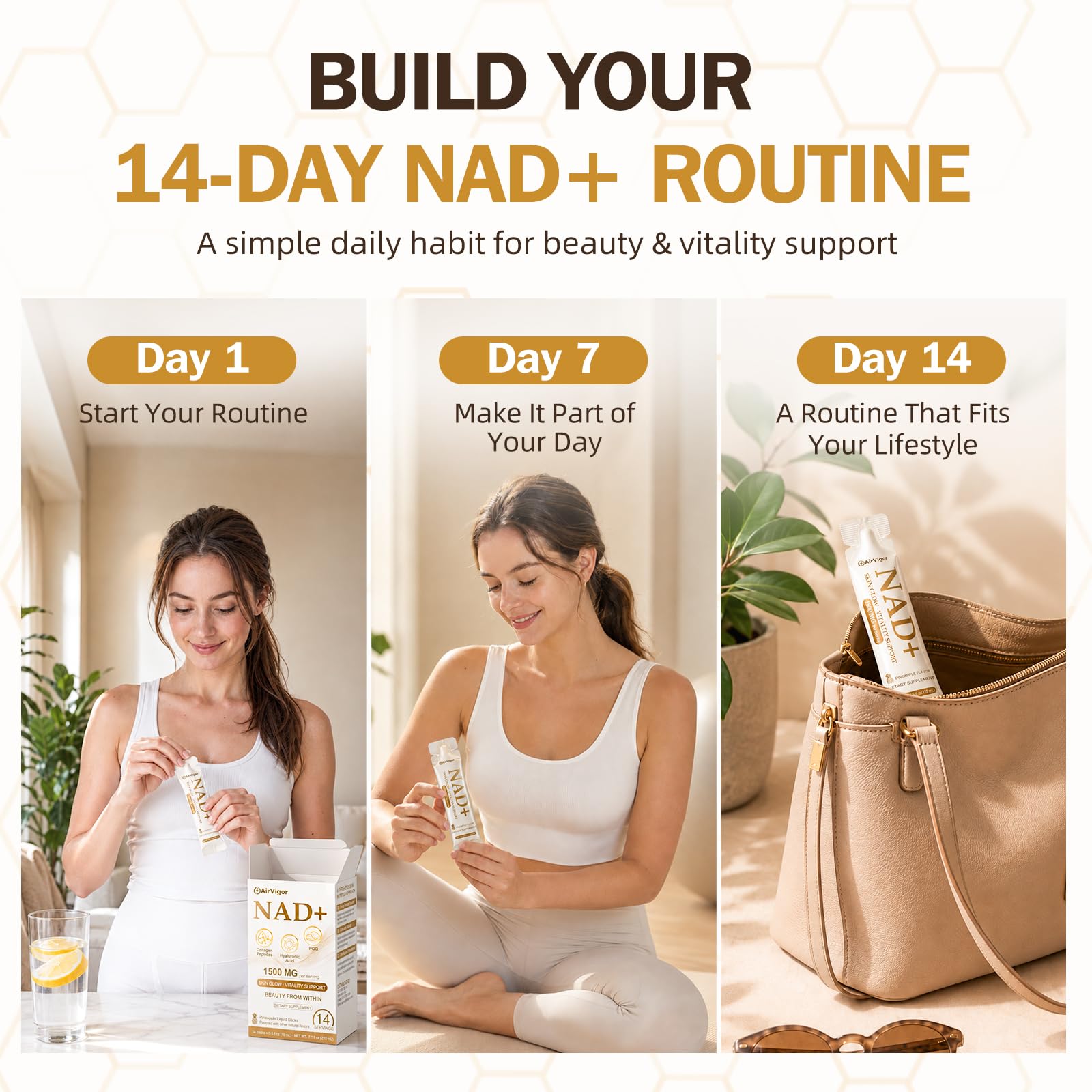 NAD Supplement, 1500mg Blend Formula for Skin Glow & Healthy Aging — Amazon image 7