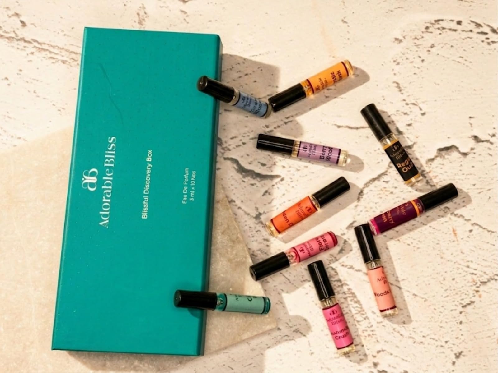 Adorable Bliss Discovery Set Pack of 7 - Premium Fragrance Collection Tester | Eau De Parfum | Perfect Luxury Gift | Compact & Travel Friendly | 3 ml Each-image-41