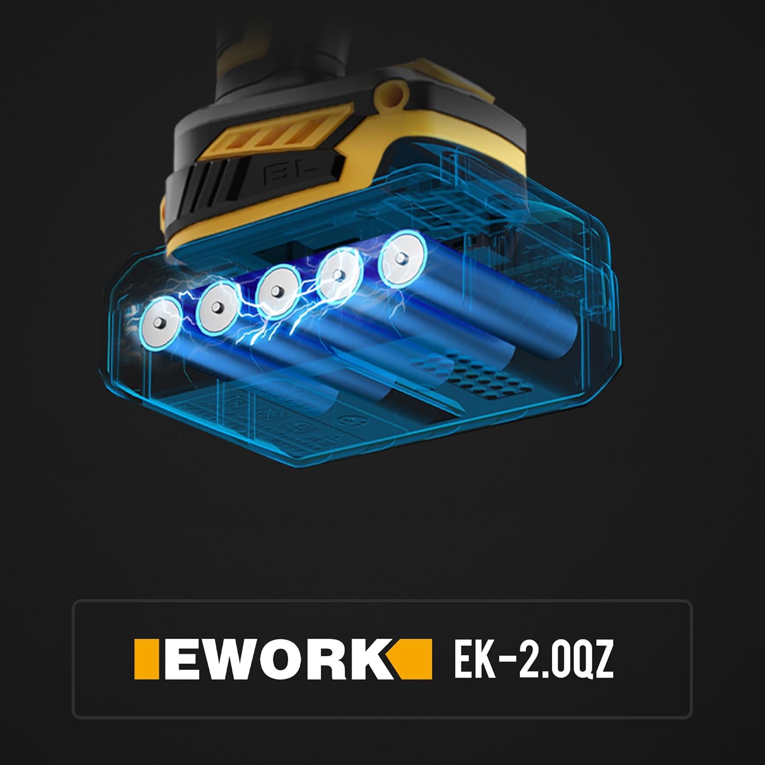 EWORK 2.0Ah Lithium-Ion Battery for 20V/21V Max Series Cordless Power Tools - EK-2.0Y - Image 5