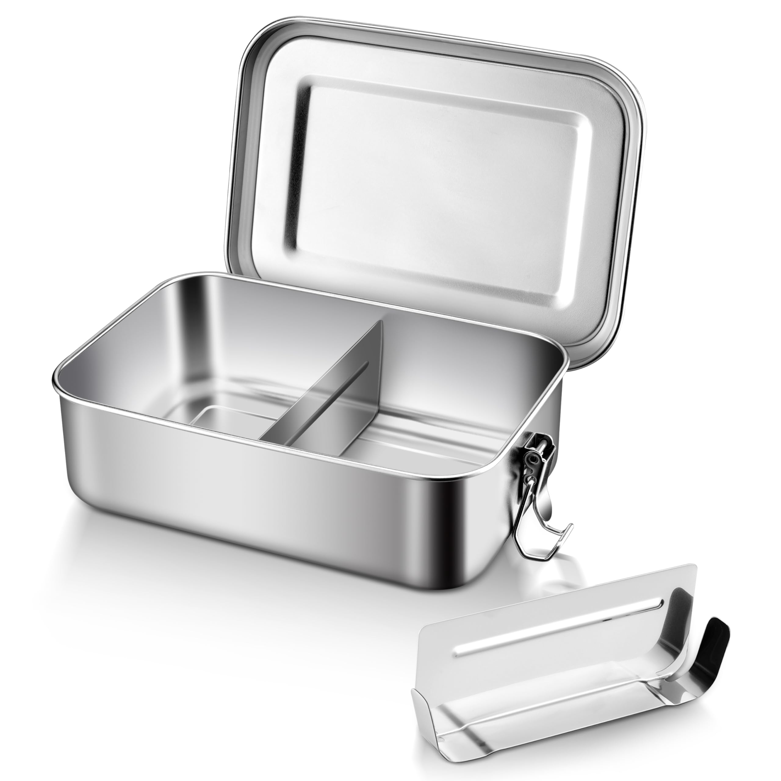 E-far Stainless Steel Bento Box, Large 1400ml