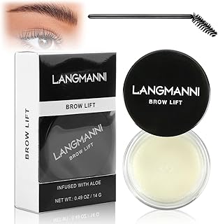 Eye Brow Gel Clear, Waterproof Styling Brow Glue, Long-Lasting Eyebrow Gel Soap for Natural-Looking Eyebrows, Smudge-Proof Brows Shaping for Enhanced Thickness & Volume
