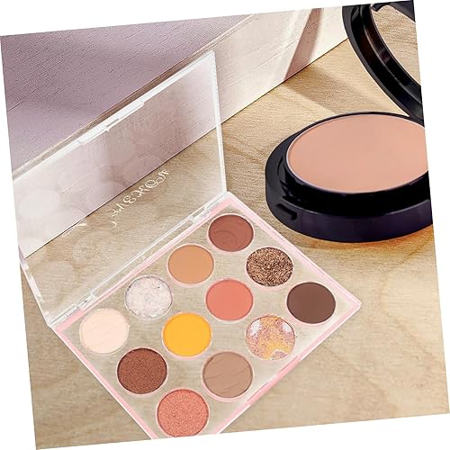 Vaguelly Color Eyeshadow Palette Glitter Matte for Women Travel-friendly Design for Parties Night Sturdy Lightweight Cosmetics Tray