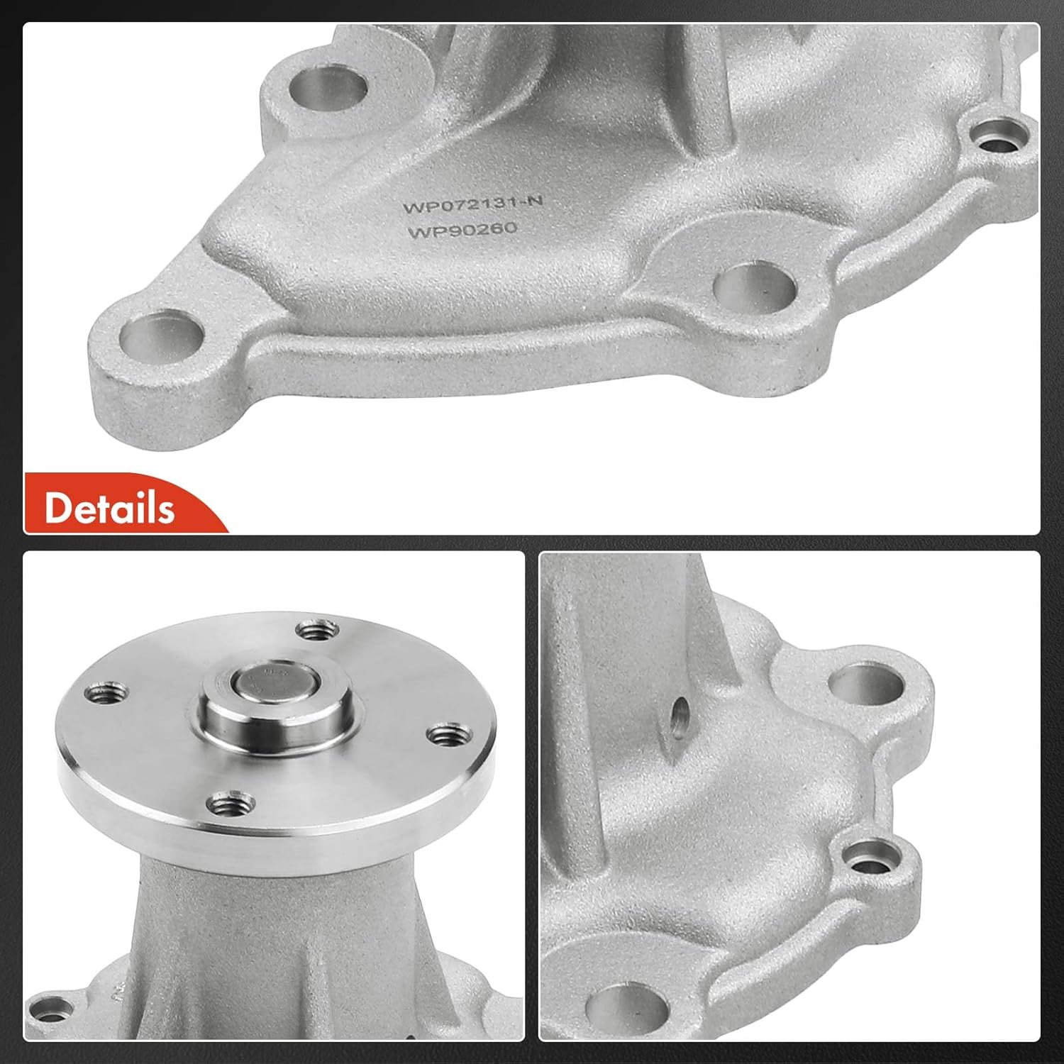 A-Premium Engine Water Pump with Gasket Compatible with Nissan 1200 1971-1973 210 1979-1982 B210 1975-1978 L4 1.2L 1.4L 1.5L Petrol