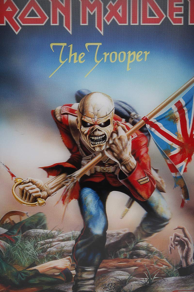 Amazon.co.jp: Iron Maiden The Trooper 3d Lenticular Poster, Multi