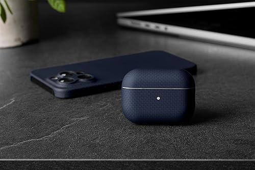 Miniatura 4 de Latercase  Compatible con AirPods Pro (2. generación)  Willy Blue  Funda delgada duradera para AirPods Pro 2  Fibra de aramida fina de 0.024 in,