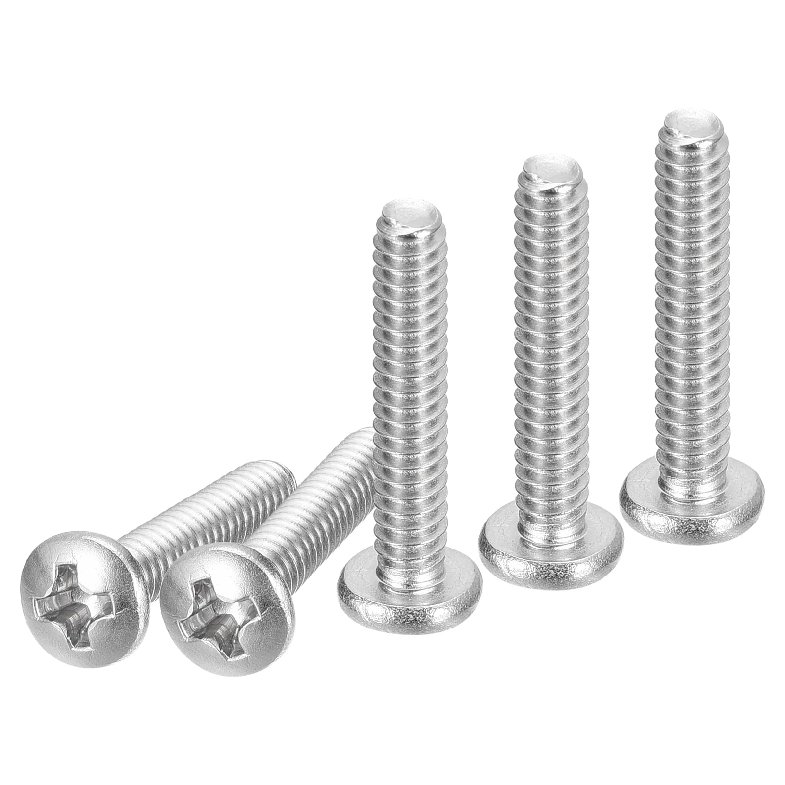 Stainless Steel Machine Screws - 100 Pack #4-40 -15