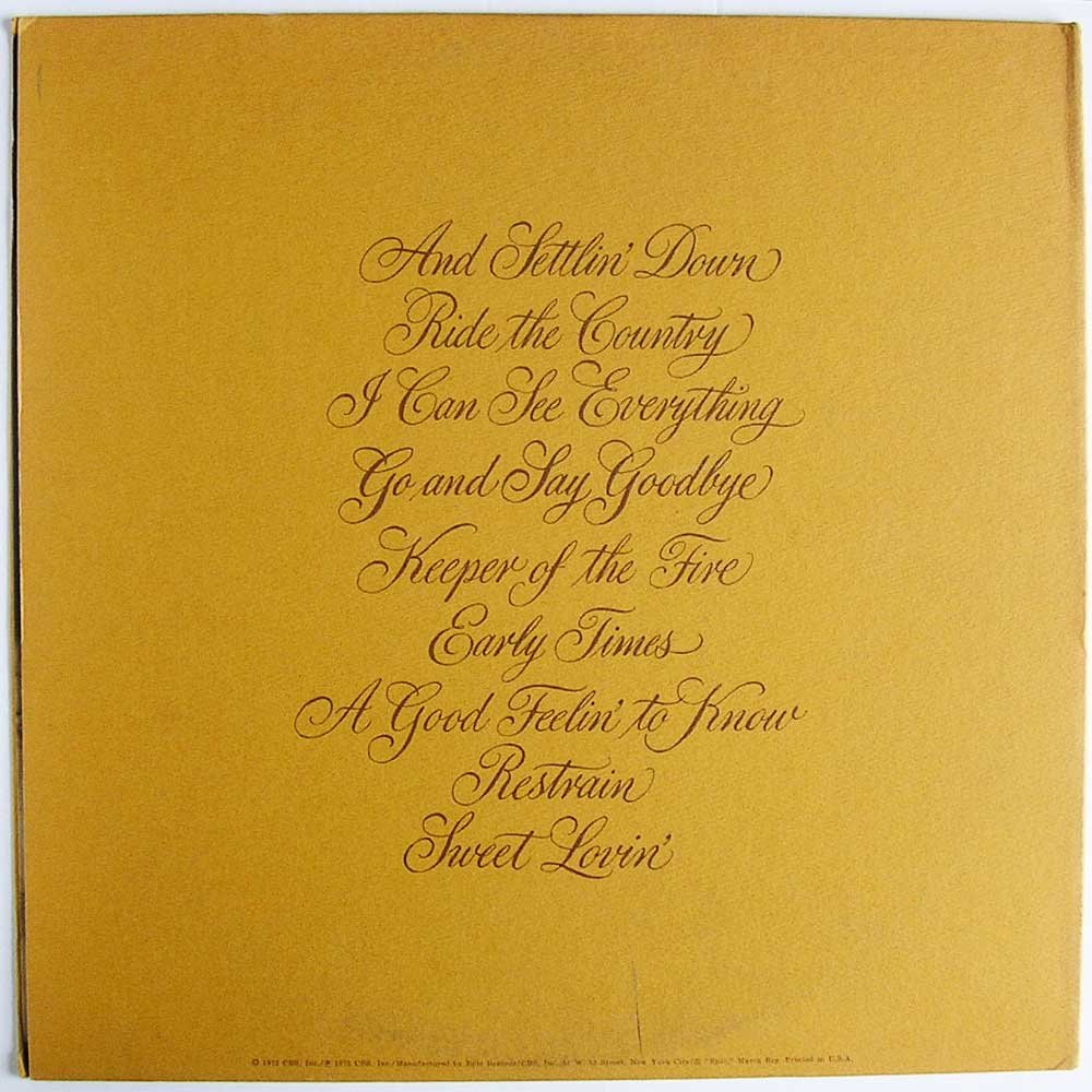 A GOOD FEELIN' TO KNOW LP (VINYL ALBUM) UK EPIC 1972