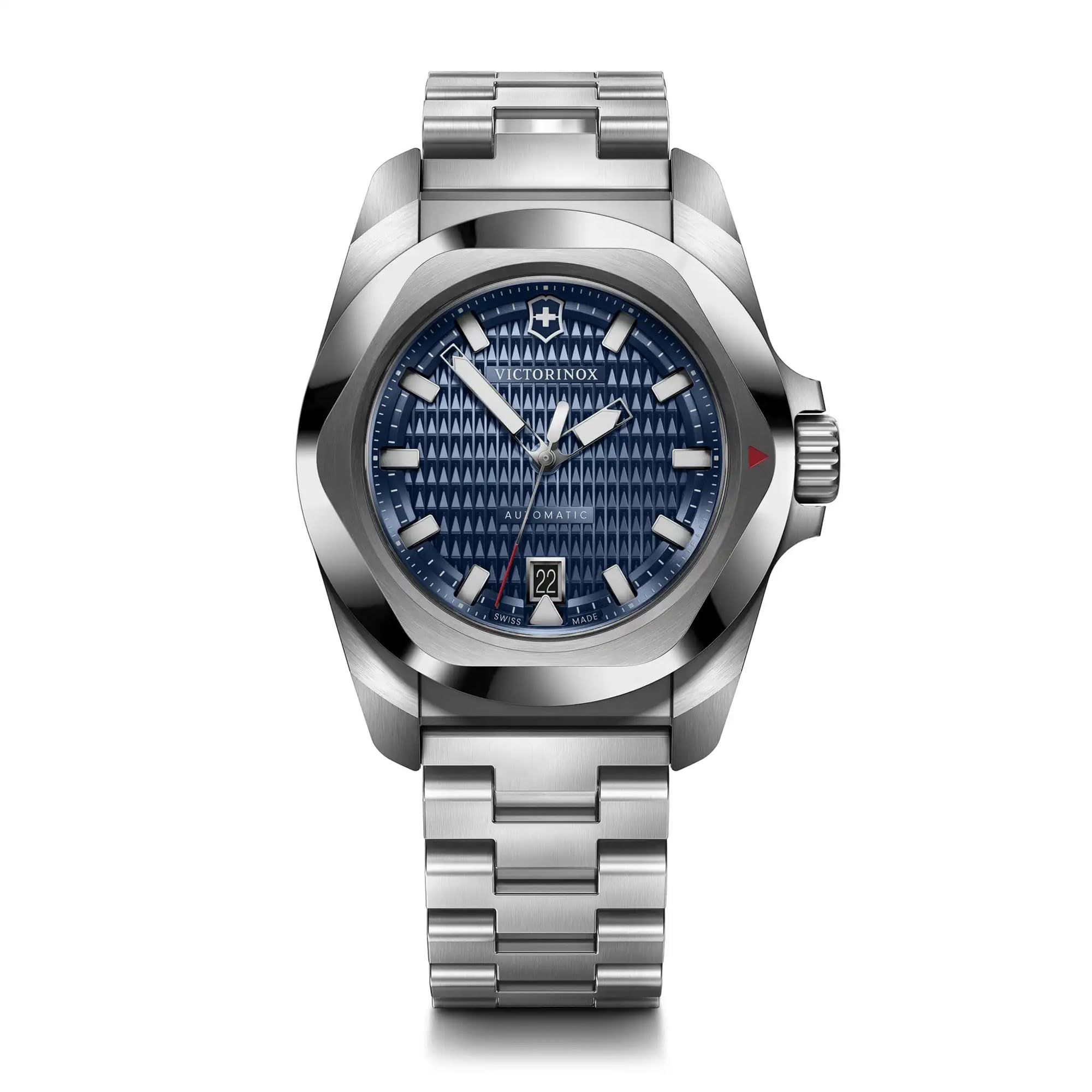 VictorinoxI.N.O.X. Automatic, Swiss Made Men's Watch | Blue Dial, 41 mm, 200M Water Resistant, Stainless Steel Case, Stainless Steel Strap, Sellita SW 200-1 Movement | 242020