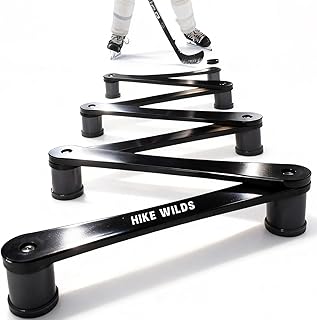 Hockey Training Equipment,Adjustable Hockey Stickhandling Trainer | Aids for Puck Control, Speed & Coordination, Portable & Foldable Hockey Stick Practice Gifts for Boys Girls
