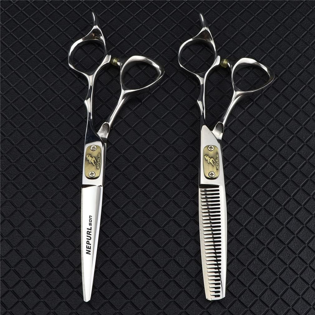 6-Inch Multifunctional Hairdressing Shears Set - Professional Hair Cutting and Thinning Scissors for Barbers and Home Use