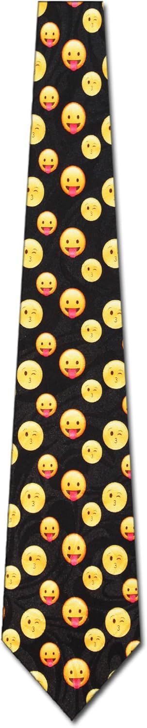 Steven Harris Emojis Mens Tie - Mens Novelty neckties