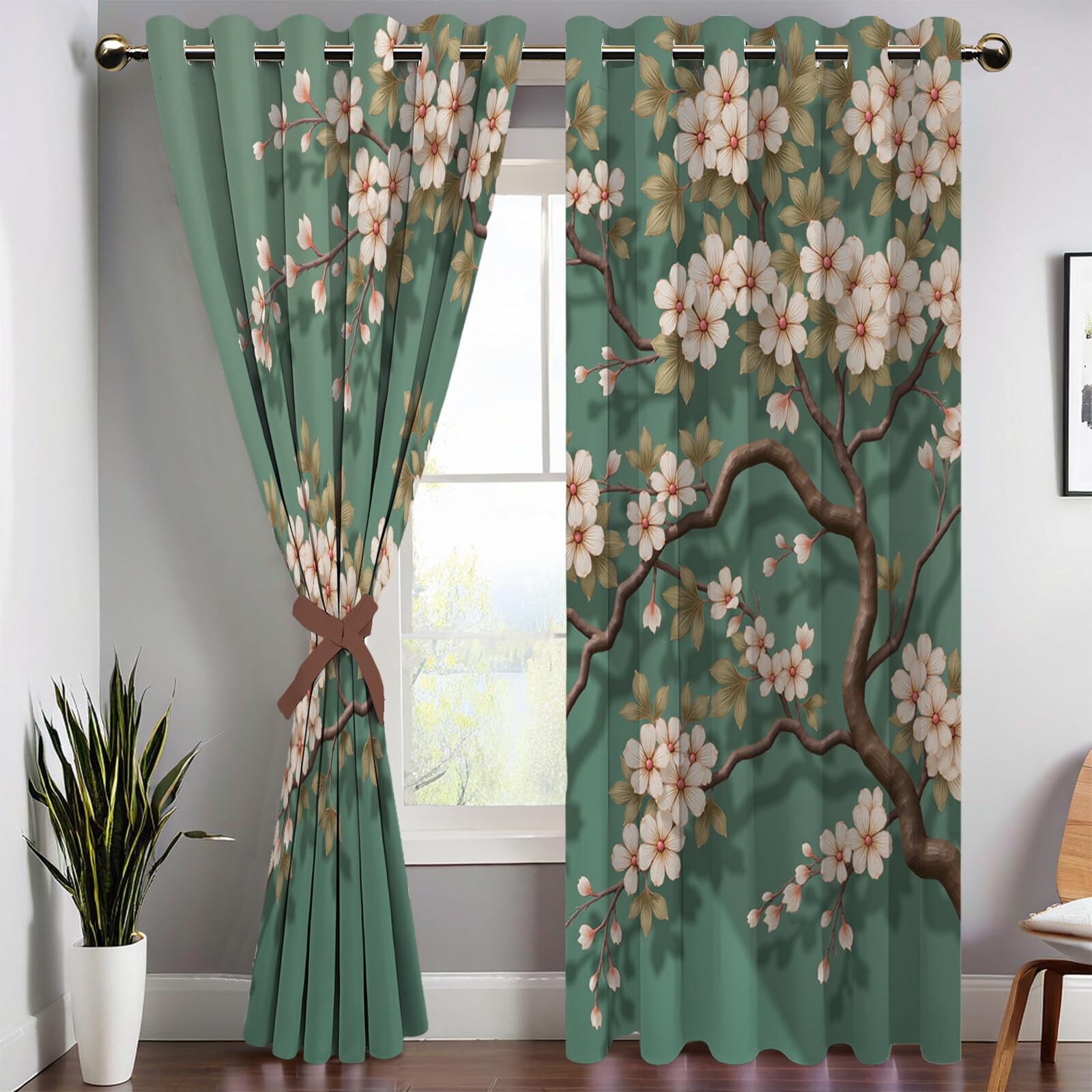 Rideaux occultants 3D anti-froid et anti-bruit pour salon et chambre