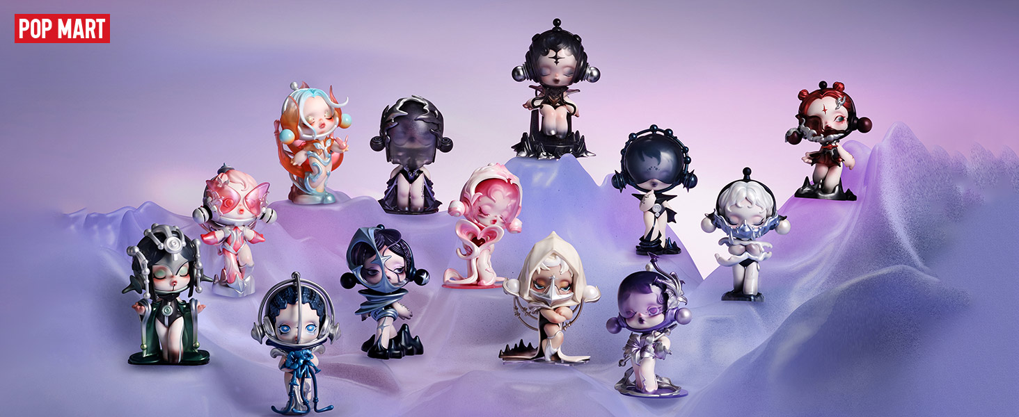 Amazon.com: POP MART SKULLPANDA The Sound Series Figures, 12PCs