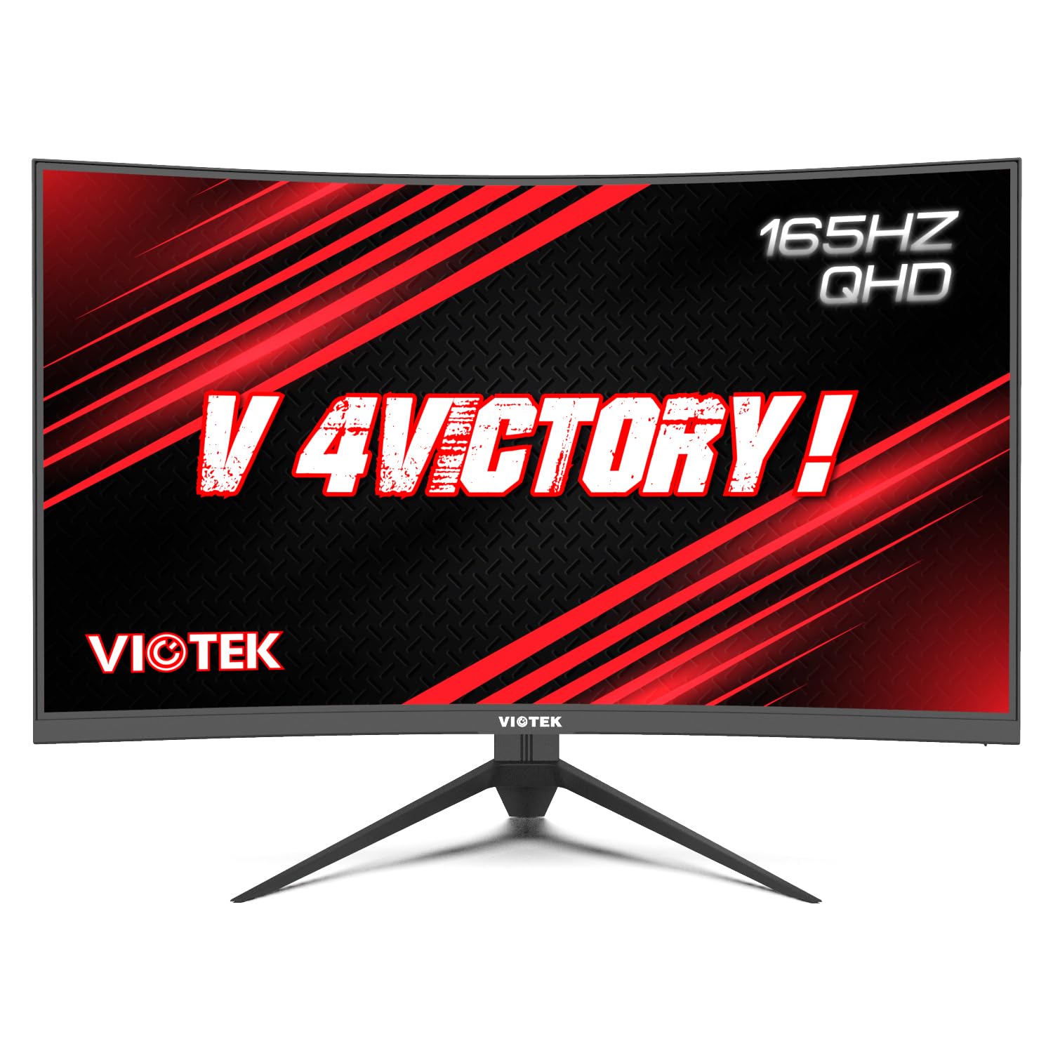 ViotekHappy Watch GNV32DBE 32-Inch Curved Gaming Monitor 2560x1440p QHD  165Hz 120% sRGB FreeSync/G-Sync 2X DP, 1x HDMI Years Zero