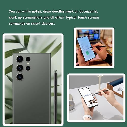 Miniatura 5 de 2 bolígrafos Galaxy S23 Ultra S de repuesto para Samsung Galaxy S23 Ultra Stylus, sin Bluetooth, repuesto para Samsung Galaxy S23 Ultra (verde)
