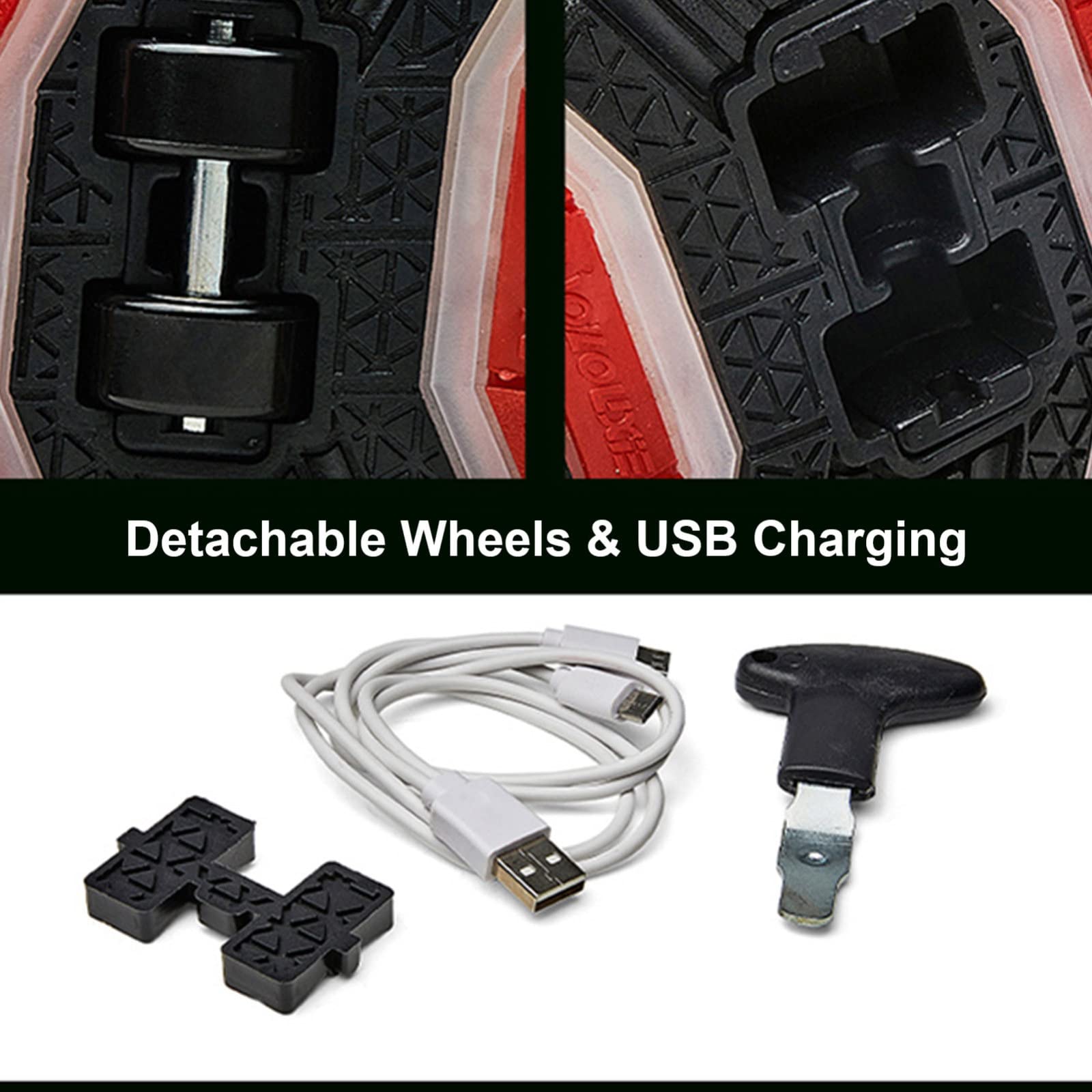 Unisex dziecięce LED buty łyżworolki z dwurzędowym kółkiem świecące buty na kółkach prezent dla dziewcząt chłopców, świecące techniczne trampki do jazdy na deskorolce z ładowaniem USB, białe-5,5 UK