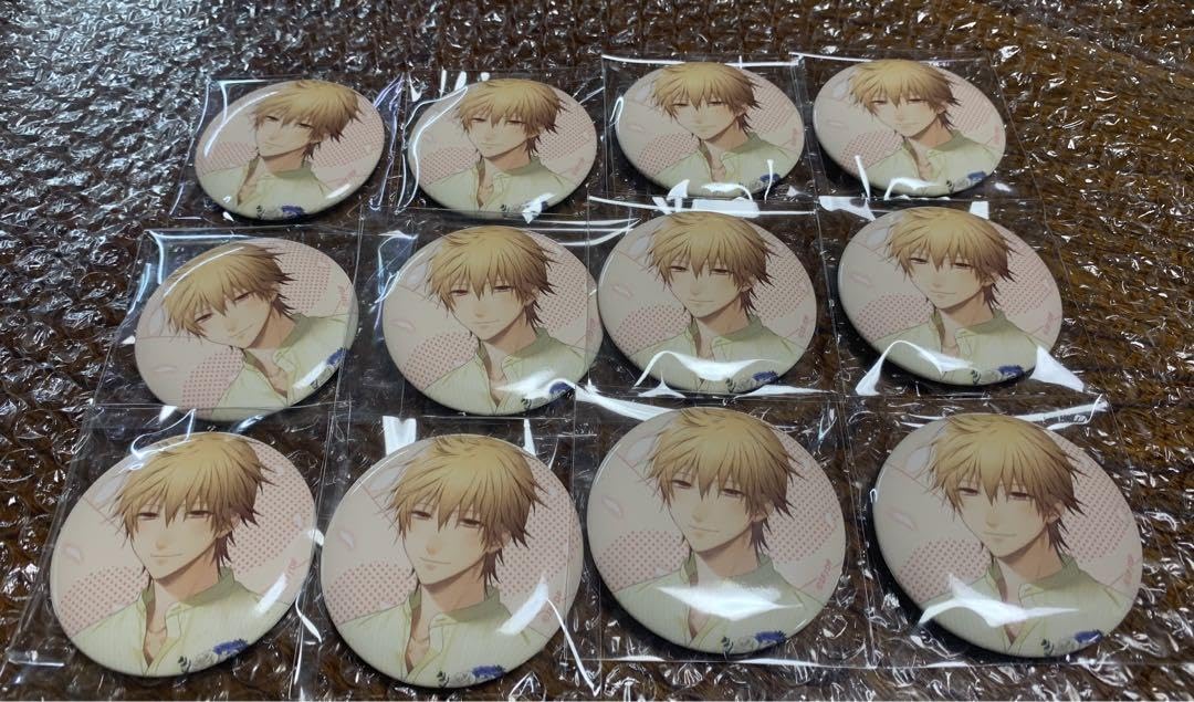 CLOCK ZERO 海棠鷹斗 with flower 缶バッジ CLOCK ZERO 海棠鷹斗 缶