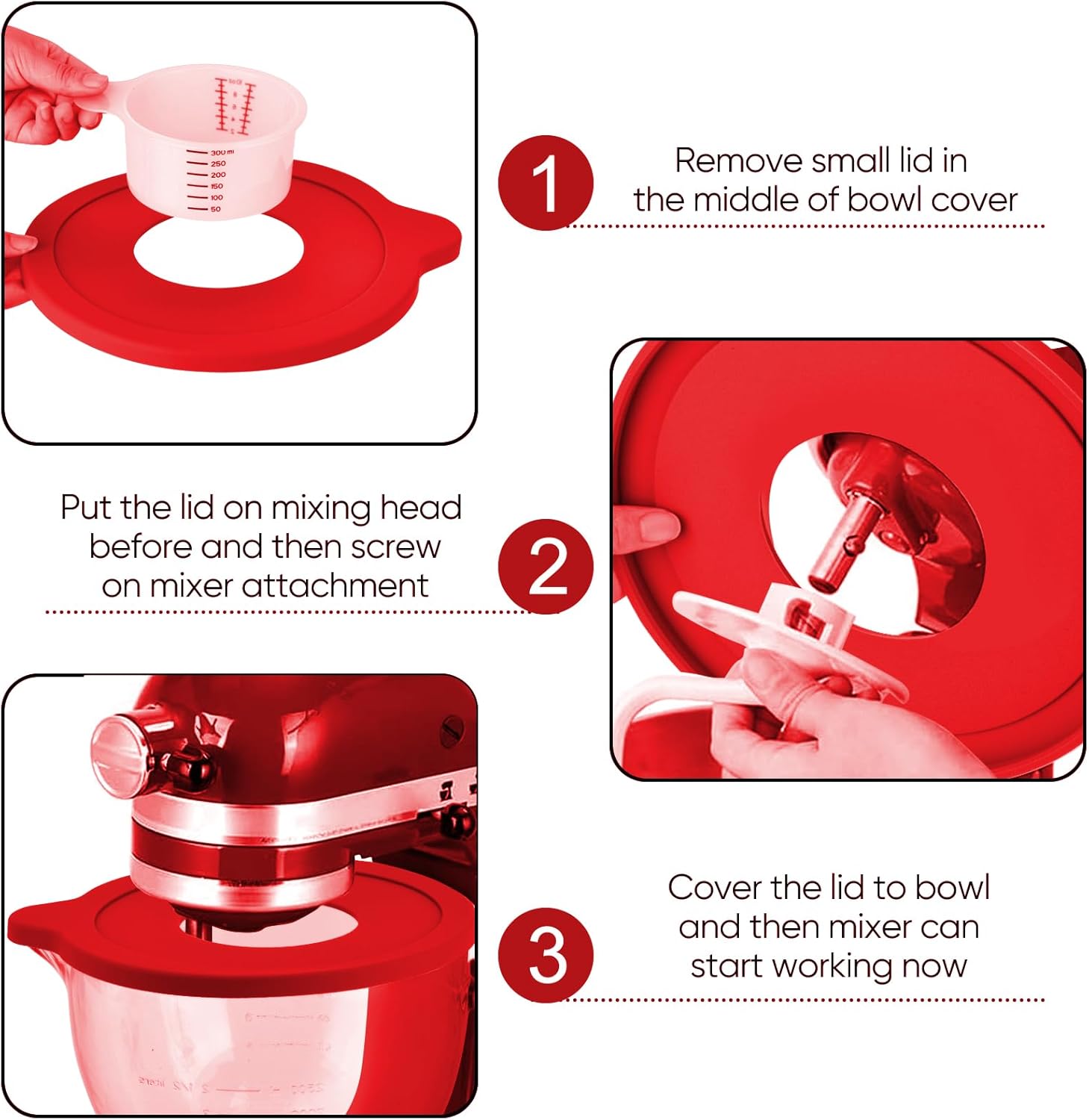 KitchenAID スタンドミキサー 5クォート ガラスボウル Artisan 5KSM125 5KSM150 5KSM175 5