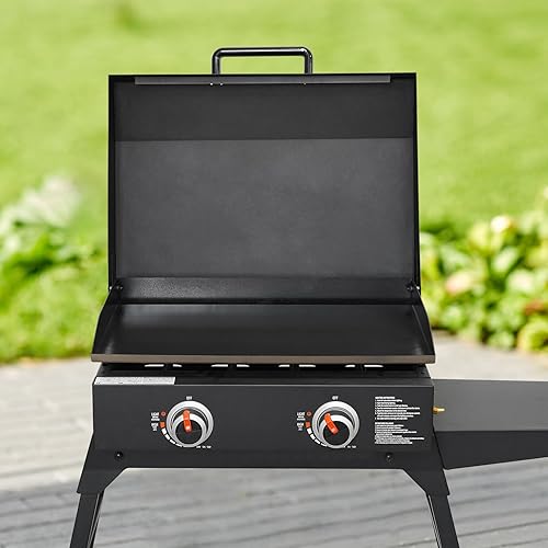 Miniatura 7 de Stanbroil Parte superior de repuesto de parrilla plana de 22 pulgadas para estación de parrilla de mesa Blackstone de 22 pulgadas, repuesto de acero