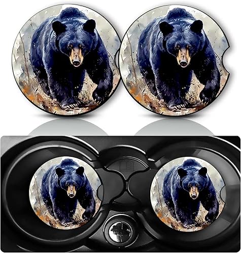 Miniatura 29 de Paquete de 2 posavasos con diseño de Driver Picks The Music, cintas de casete retro, regalos para mujeres y hombres, tapete interior del vehículo,