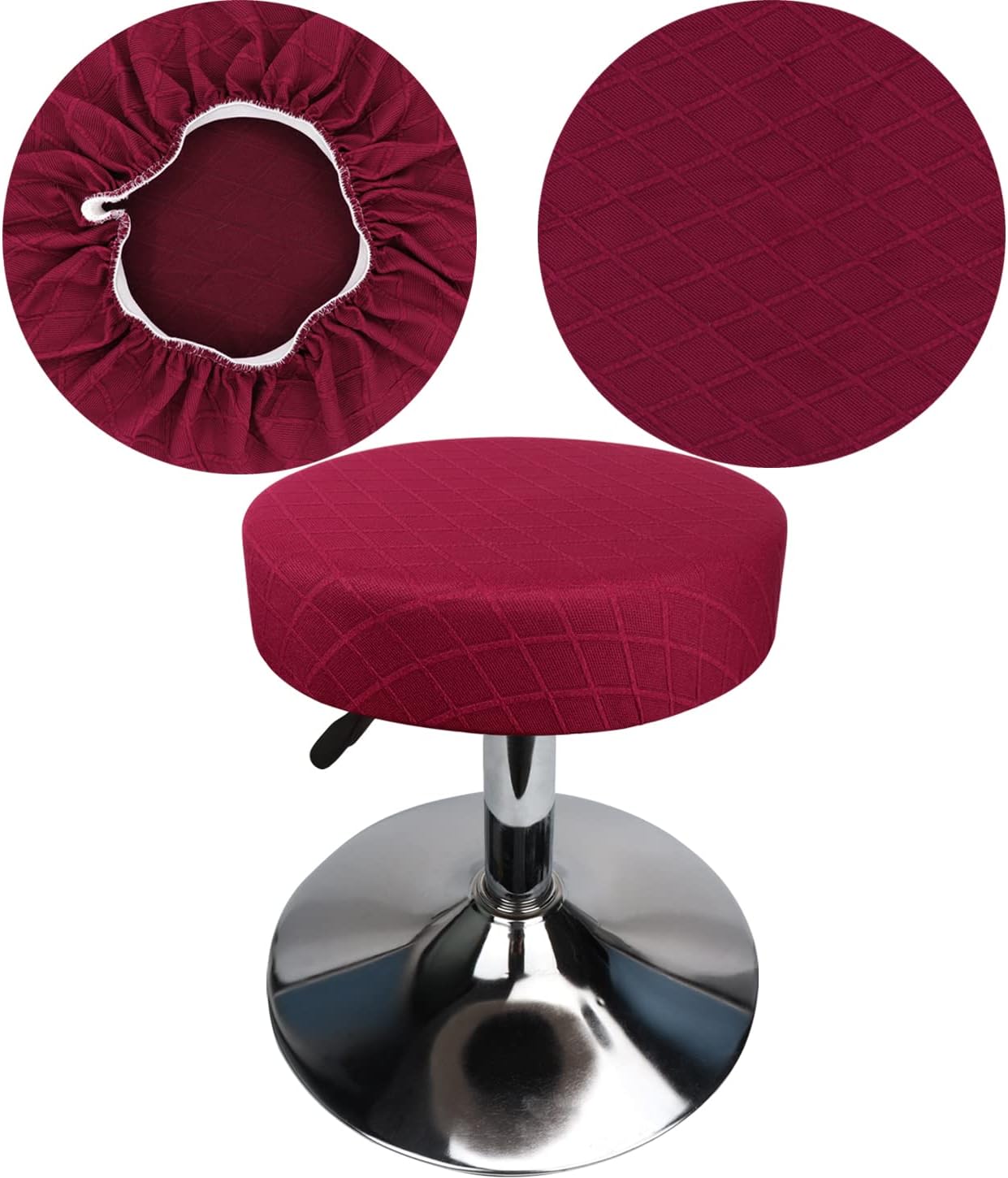 HuaLiSiJi Stool Covers Round 3040cm/1215.7" Round Bar Stool Covers