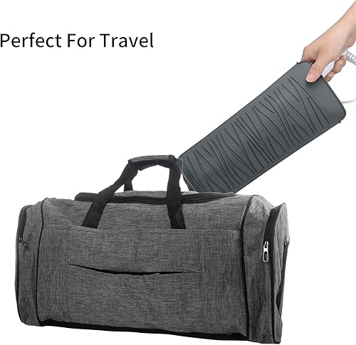 Vista 7 de Silicone Heat Resistant Mat for Hair Iron, 11 x 5 inch, Grey, 1 Pack