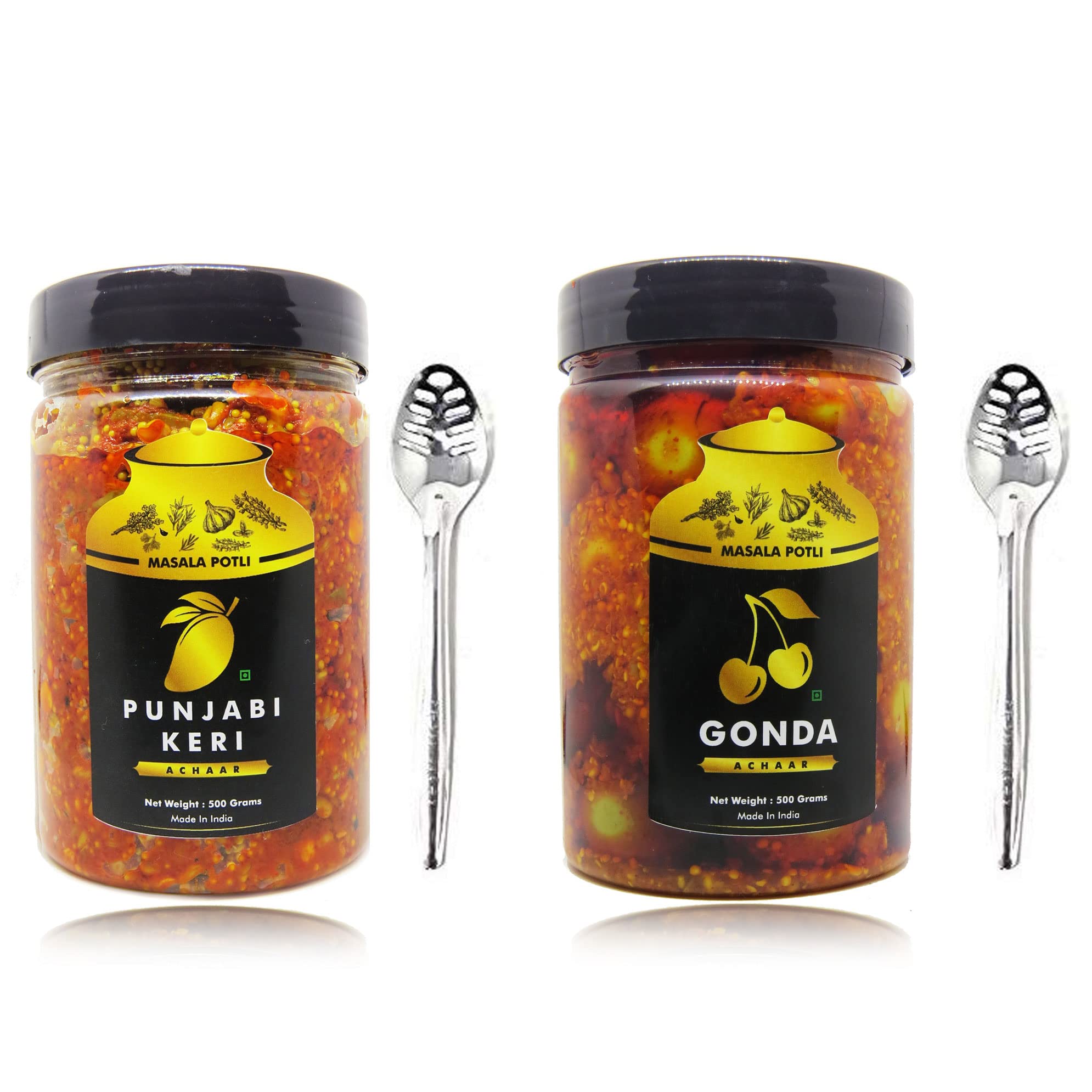 See full amazon price history chart for MASALA POTLI� Homemade Punjabi Keri Ka Achar (Kache Aam Ka Achaar) & Rajasthani Marwari Gunda (Lesua/Lasuda) Achar Pickles & Spoon - Grade 1 Mustard Oil | Raw Mango & Gumberry Pickle 500 Gram Each MASALA POTLI� Homemade Punjabi Keri Ka Achar (Kache Aam Ka Achaar) & Rajasthani Marwari Gunda (Lesua/Lasuda) Achar Pickles & Spoon - Grade 1 Mustard Oil | Raw Mango & Gumberry Pickle 500 Gram Each (B09W5ZKJFN) Amazon Price History, Amazon Price Tracker