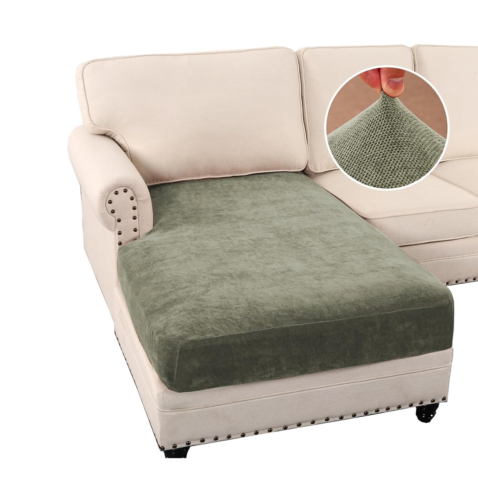 Housse de canapé élastique pour un salon cosy en fourrure