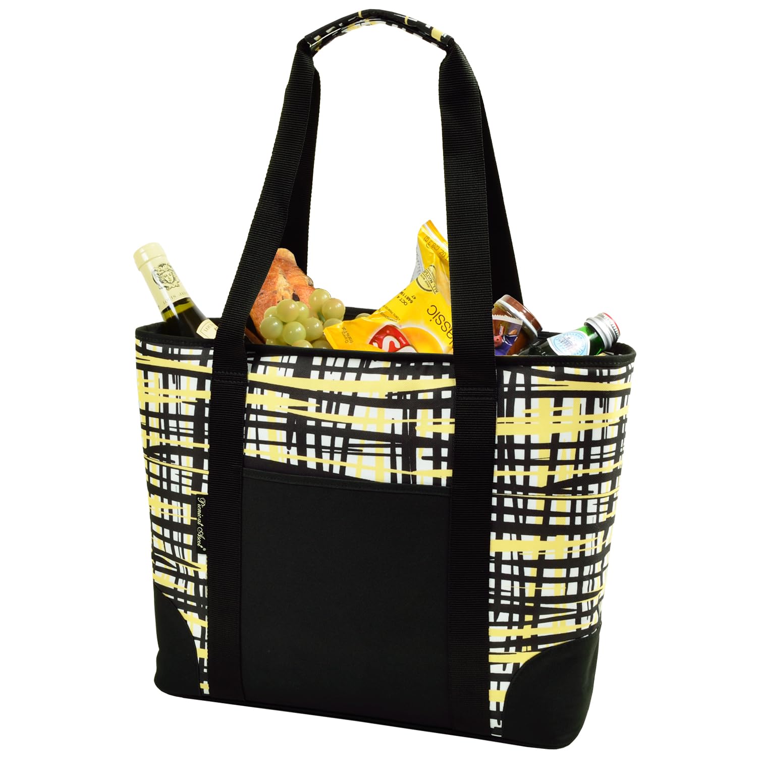 Picnic at Ascot Personalized Monogrammed Extra Large Insulated Cooler Bag - 30 Can Tote- Designed & Quality Approved in USA