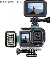 Vista 7 de GEPULY Carcasa de esqueleto con protección lateral abierta con USB de aluminio Pass Through Cubierta de puerta lateral para GoPro Hero 9 10 11 12 13