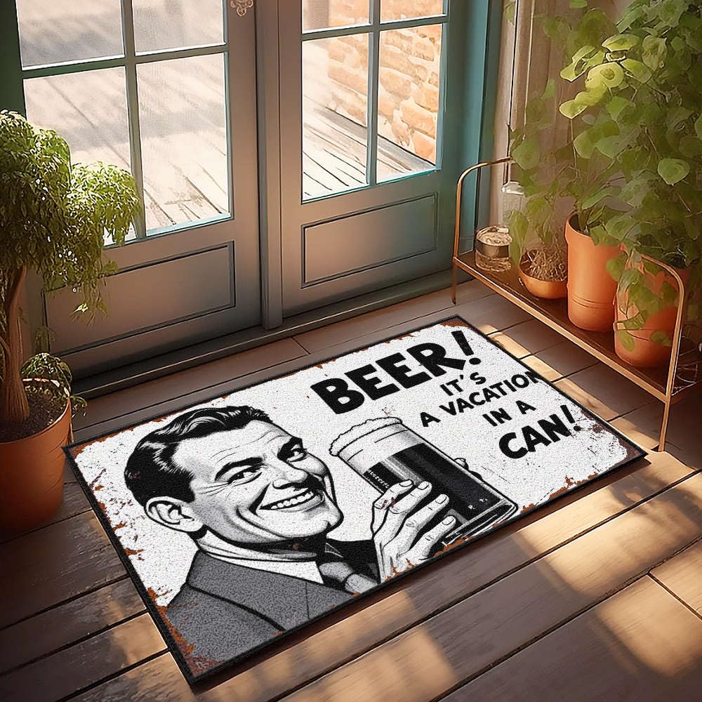Tapis antidérapant extérieur grand format pour terrasse étanche et tapis de porte d'entrée