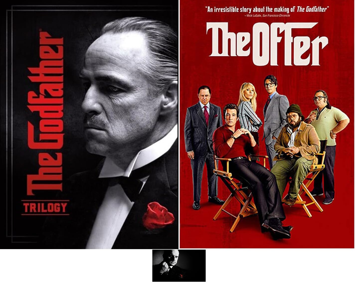 Mario Puzo's The Godfather Bundle The Godfather Trilogy & The Offer Complete Series Includes Godfather Glossy Print Art Card