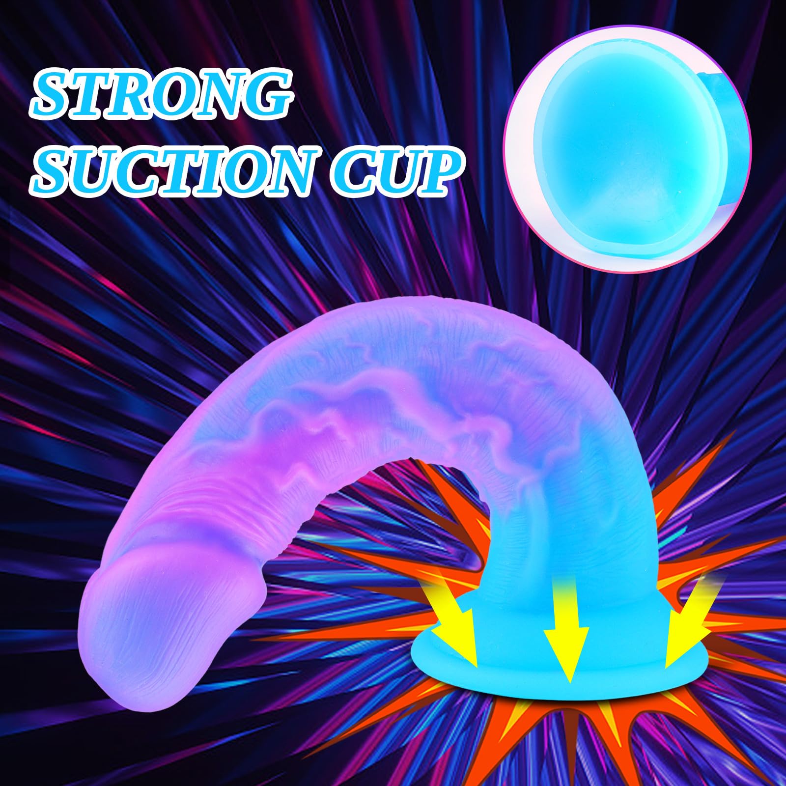 Set di Dildo con Ventosa Colorata (14,5 cm,21 cm,25 cm)3 dimensioni di Dildos Realistici in Silicone per Anale,Set di Dildo Lungo e Sottile per Allenamento Anale,Adatto a Principianti e Utenti Esperti