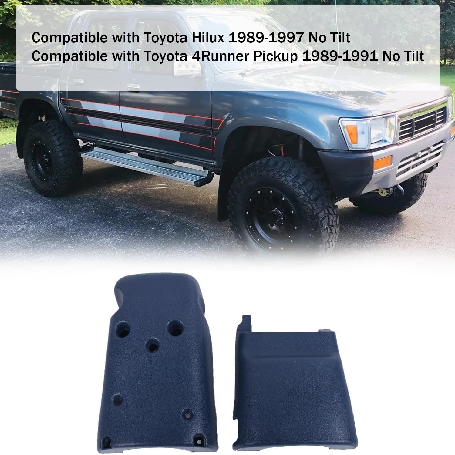 Blue Steering Column Cover Compatible with Toyota Hilux 1989-1997 Compatible with Toyota 4Runner Pickup 1989-1991 No Tilt Replace＃45287-35200, 25286-35270