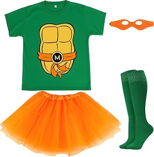 TMNT Costume Set with tutu skirts and masks