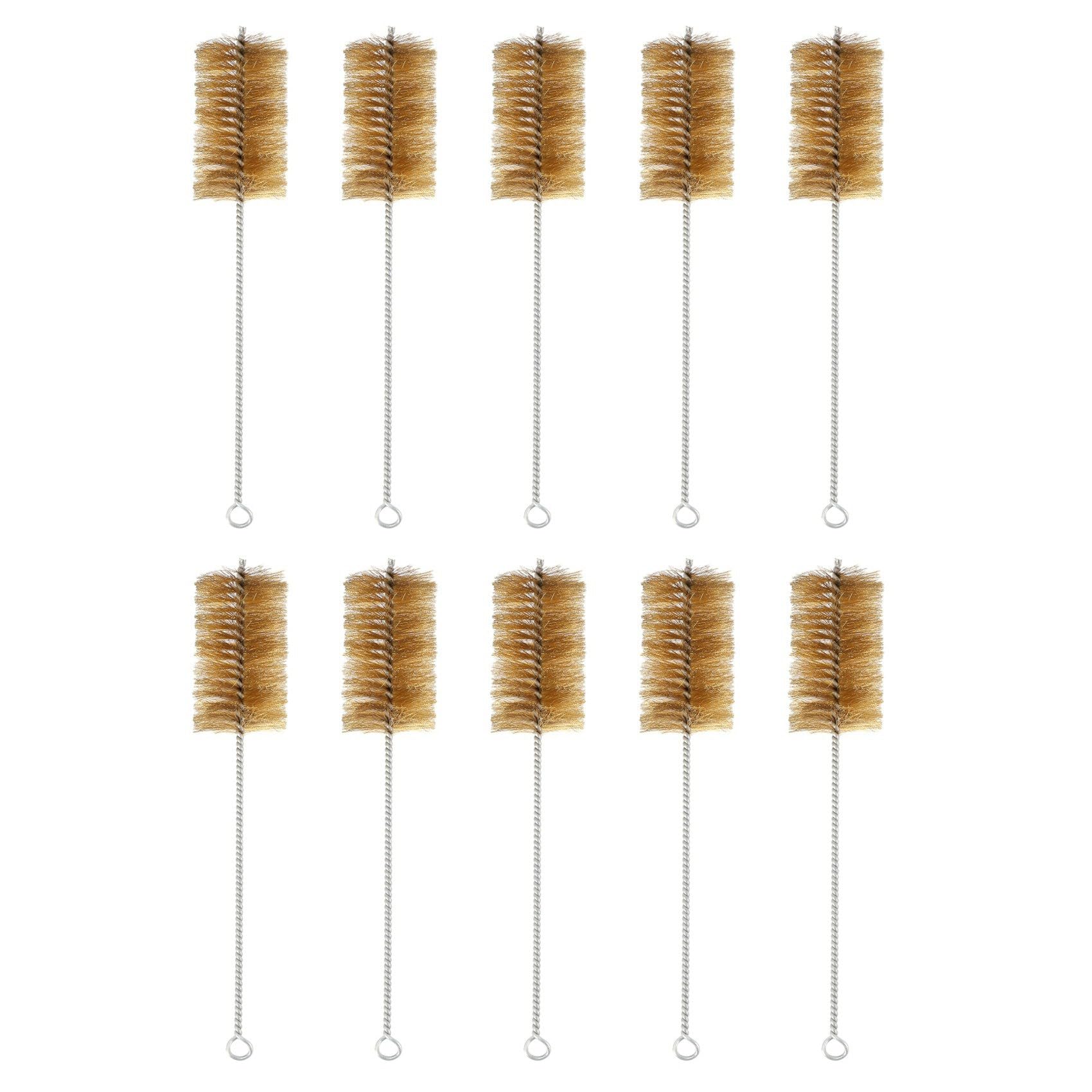 Jnchdghwa Silver&Copper 10X Copper Wire Pipe Tube Chimney Cleaning Brush 60Mm Dia