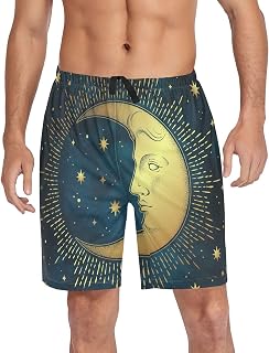 Oyihfvs Men's Pajama Shorts, Soft Lounge Short Pants with Pockets Drawstring (S-2XL)
