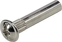 Vista 6 de Paquete de 25 tornillos multiusos para muebles, conectores de panel de gabinete, barriles de encuadernación, funda de 1.063 in (1-1/16 pulgadas)