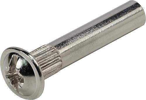 Miniatura 6 de Paquete de 25 tornillos multiusos para muebles, conectores de panel de gabinete, barriles de encuadernación, funda de 1.063 in (1-116 pulgadas) con