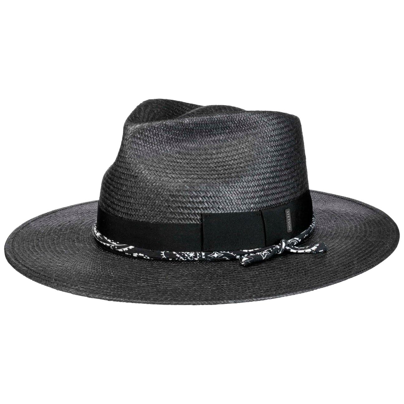 Stetson Western Festival Sombrero de Paja Toyo Proteccion UV 40 Unisex Primavera Verano